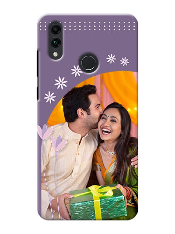 Custom Honor 8C Phone covers for girls: lavender flowers design 
