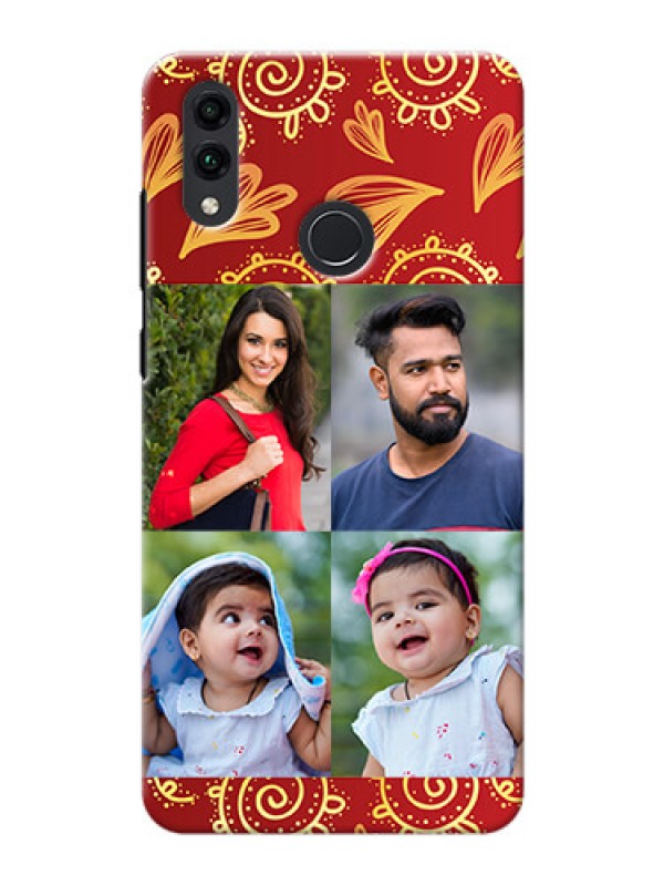Custom Honor 8C Mobile Phone Cases: 4 Image Traditional Design