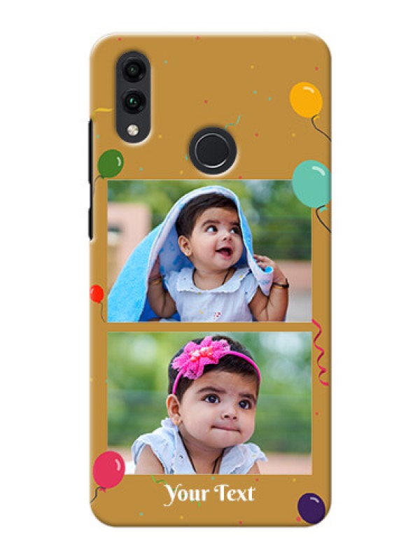 Custom Honor 8C Phone Covers: Image Holder with Birthday Celebrations Design