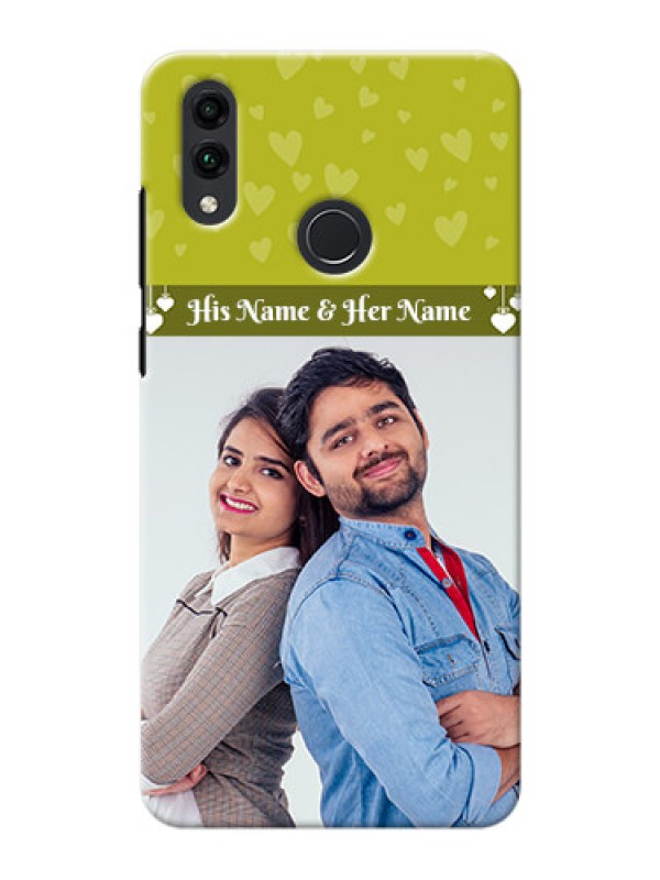 Custom Honor 8C custom mobile covers: You & Me Heart Design