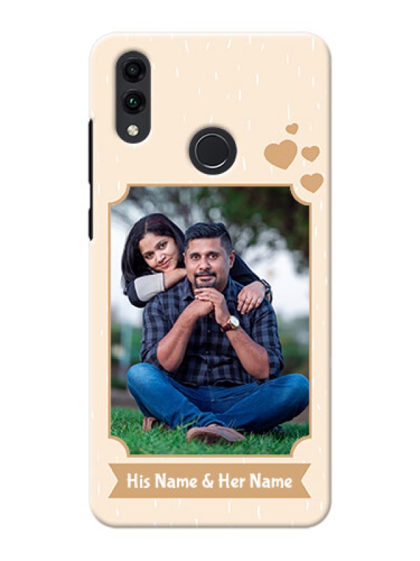 Custom Honor 8C mobile phone cases with confetti love design 