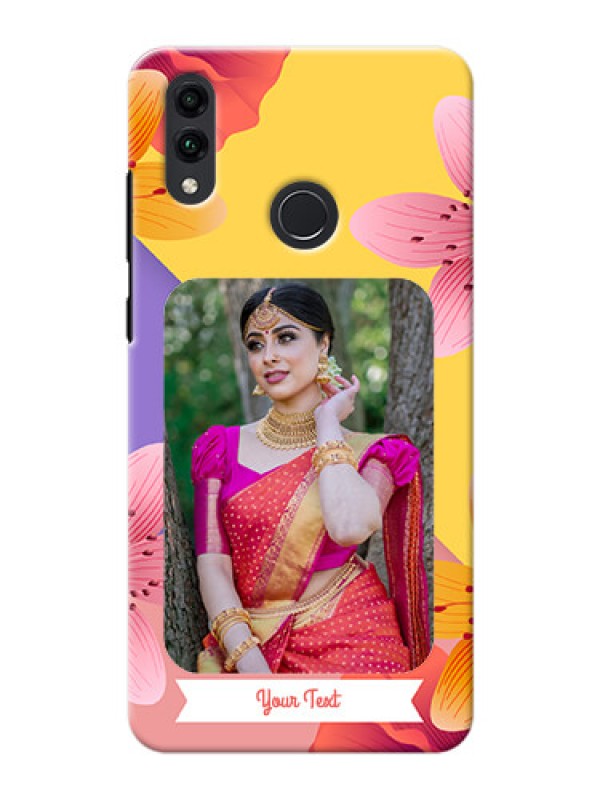 Custom Honor 8C Mobile Covers: 3 Image With Vintage Floral Design