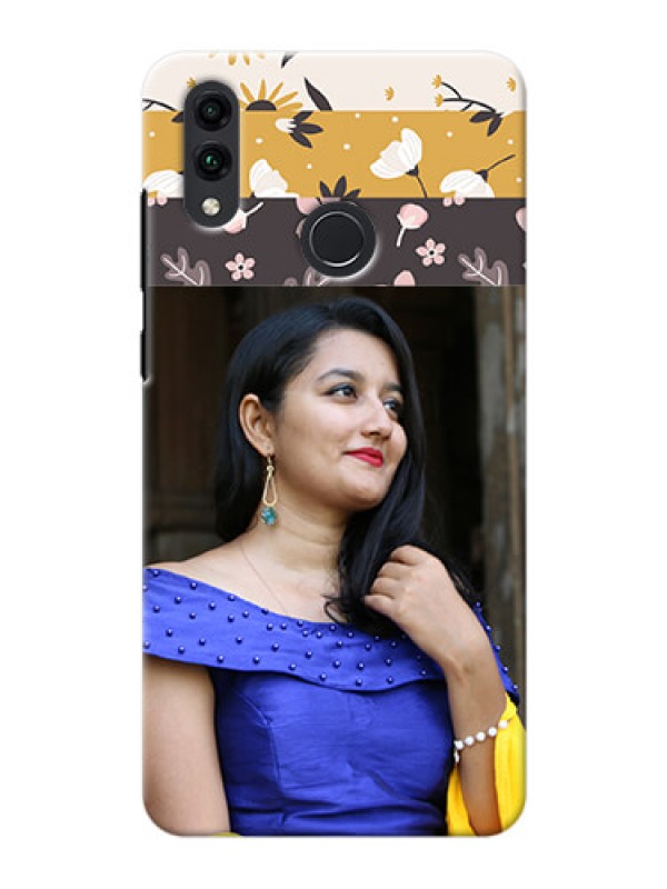 Custom Honor 8C mobile cases online: Stylish Floral Design