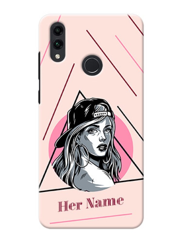 Custom Honor 8C Custom Phone Cases: Rockstar Girl Design
