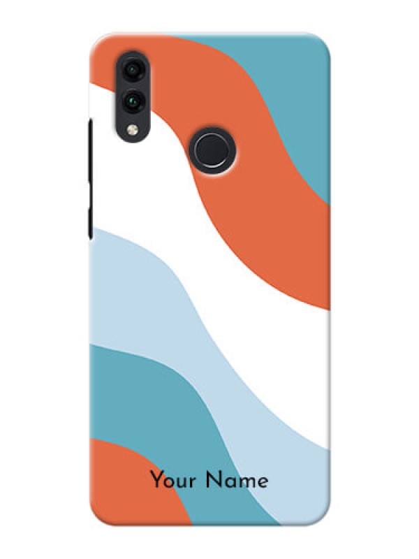 Custom Honor 8C Mobile Back Covers: coloured Waves Design