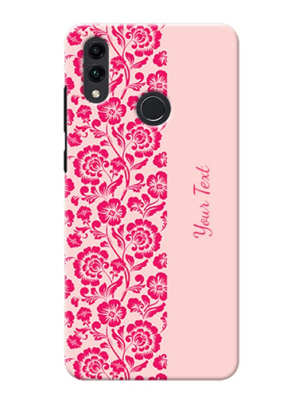Custom Honor 8C Phone Back Covers: Attractive Floral Pattern Design