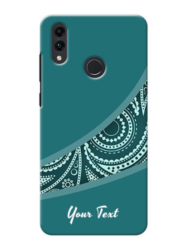 Custom Honor 8C Custom Phone Covers: semi visible floral Design