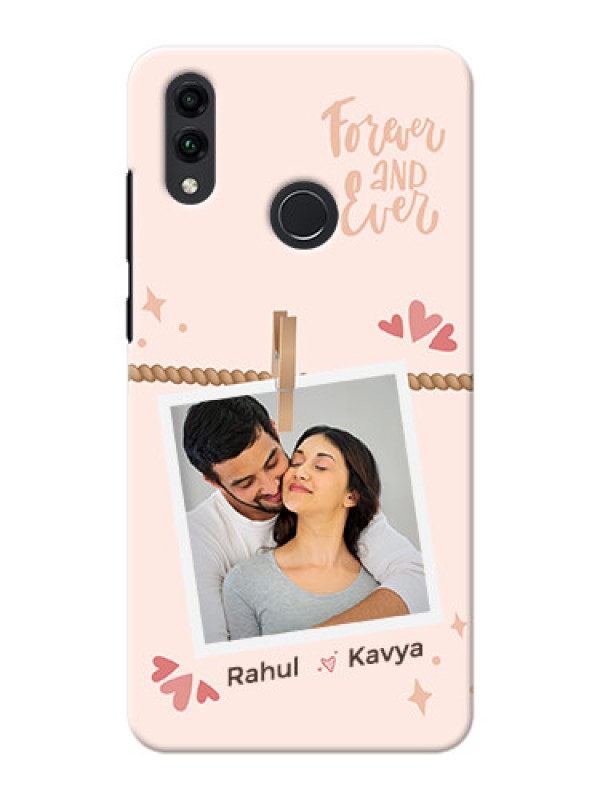 Custom Honor 8C Phone Back Covers: Forever and ever love Design