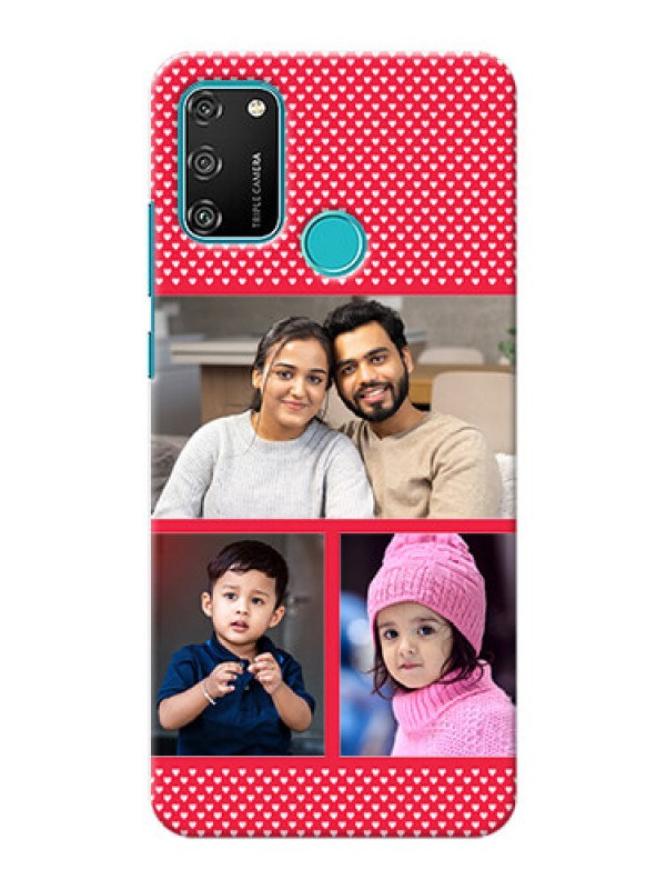 Custom Honor 9A mobile back covers online: Bulk Pic Upload Design