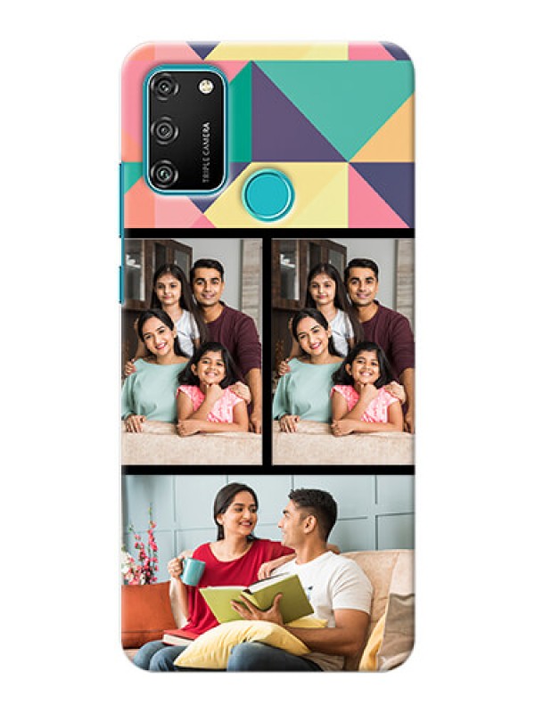 Custom Honor 9A personalised phone covers: Bulk Pic Upload Design