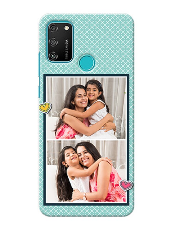 Custom Honor 9A Custom Phone Cases: 2 Image Holder with Pattern Design