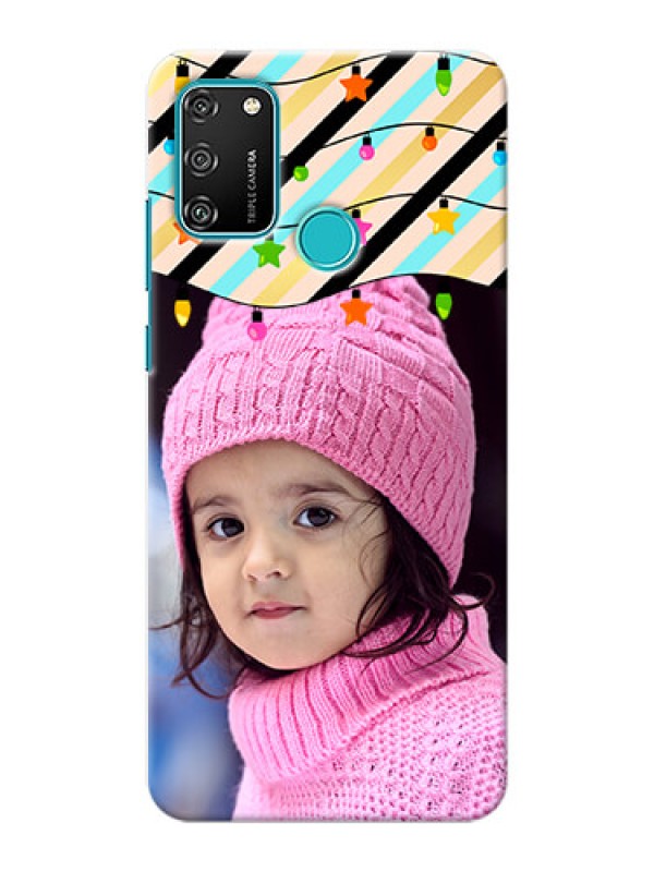 Custom Honor 9A Personalized Mobile Covers: Lights Hanging Design
