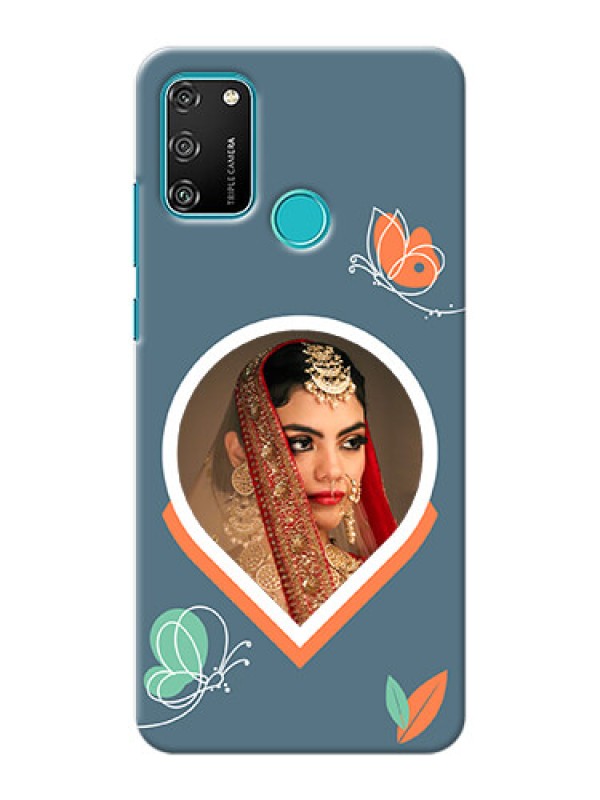 Custom Honor 9A Custom Mobile Case with Droplet Butterflies Design
