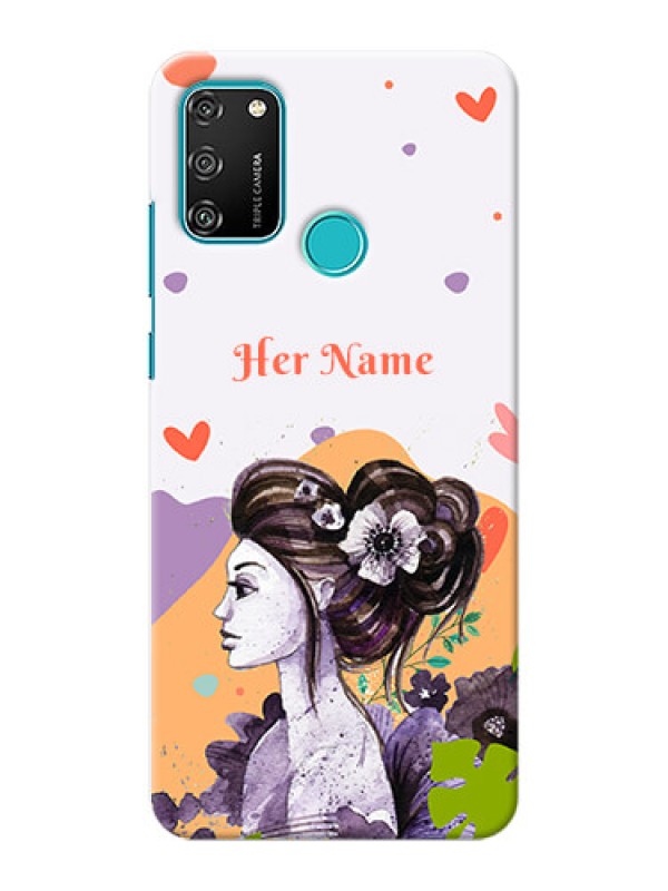 Custom Honor 9A Custom Mobile Case with Woman And Nature Design