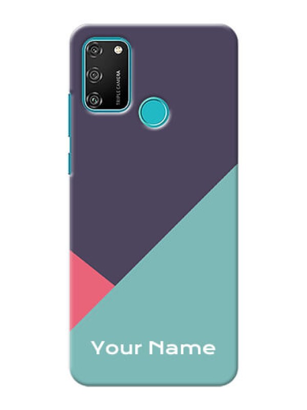 Custom Honor 9A Custom Phone Cases: Tri Color abstract Design