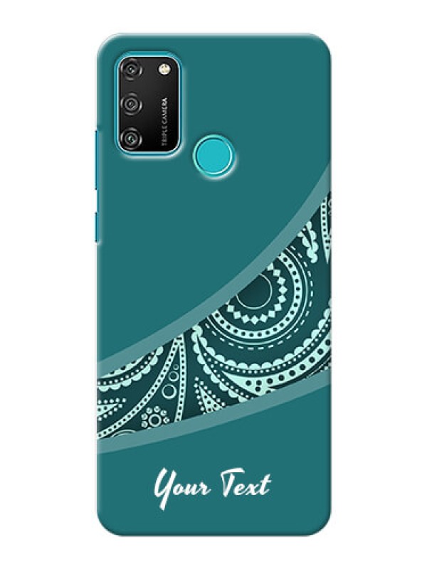 Custom Honor 9A Custom Phone Covers: semi visible floral Design