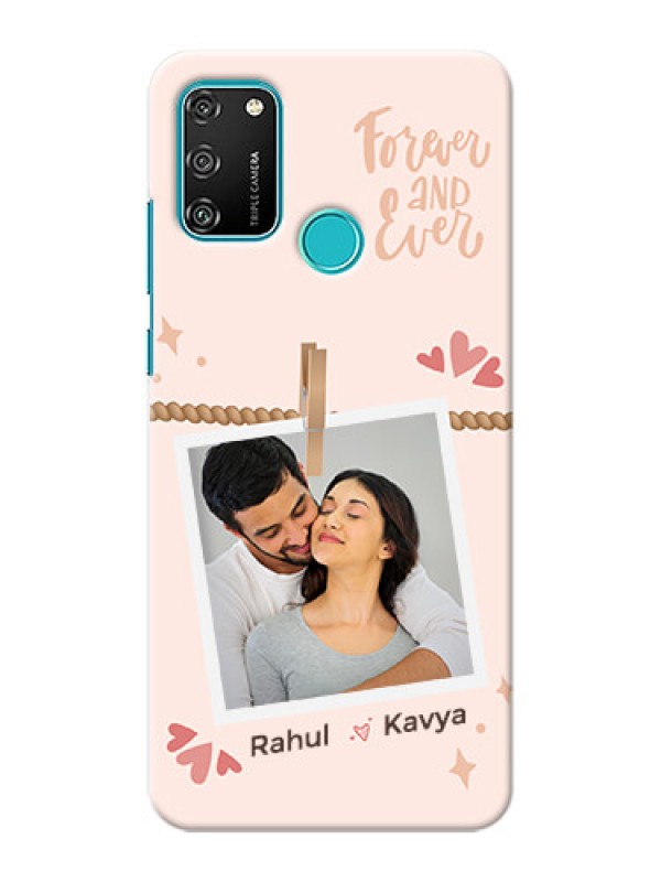 Custom Honor 9A Phone Back Covers: Forever and ever love Design