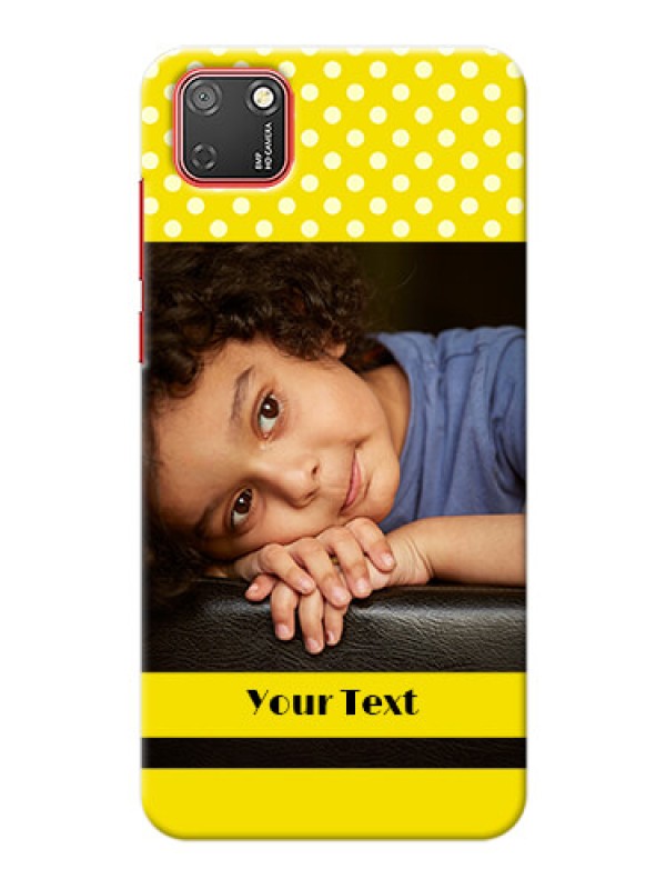 Custom Honor 9S Custom Mobile Covers: Bright Yellow Case Design