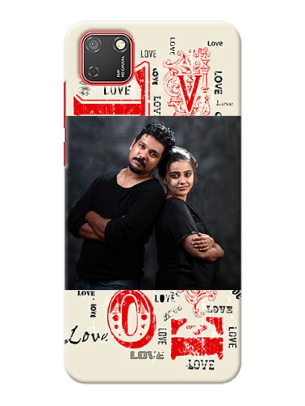 Custom Honor 9S mobile cases online: Trendy Love Design Case