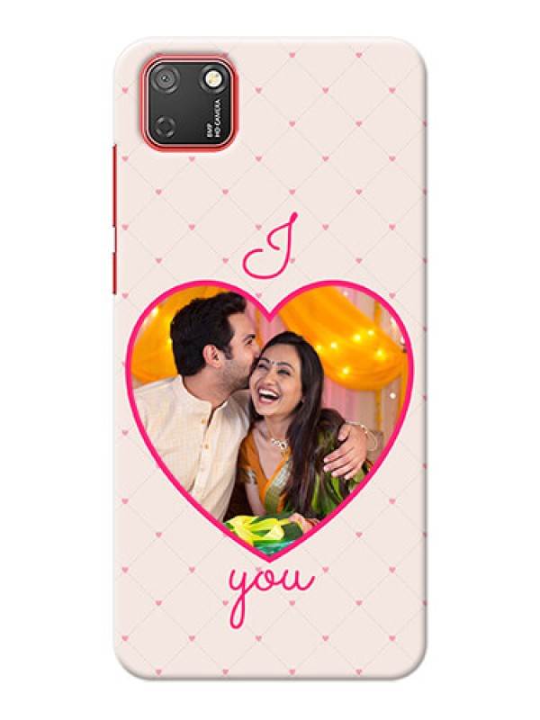 Custom Honor 9S Personalized Mobile Covers: Heart Shape Design