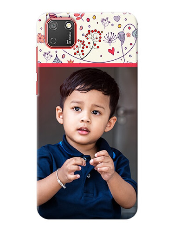 Custom Honor 9S phone back covers: Premium Floral Design