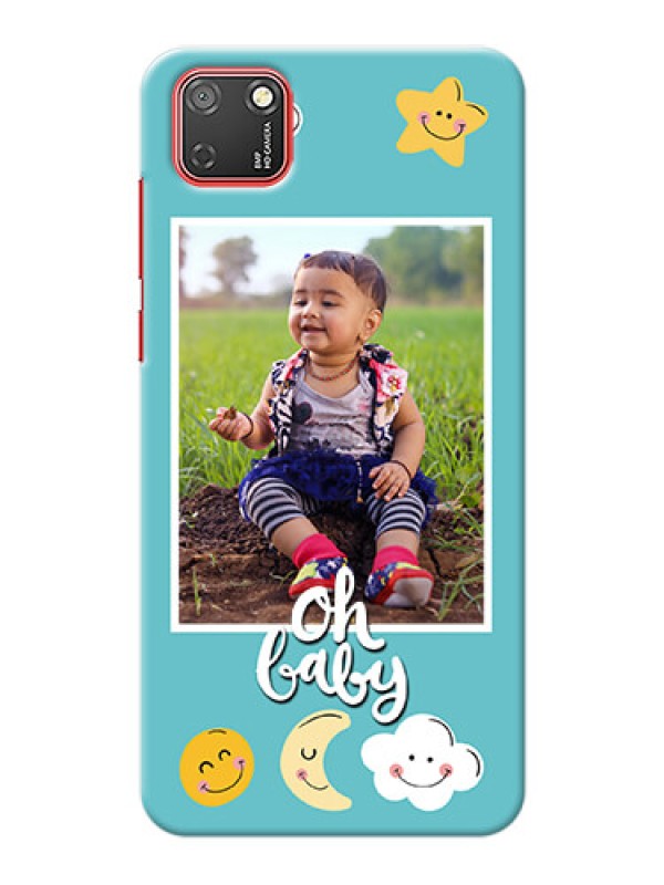 Custom Honor 9S Personalised Phone Cases: Smiley Kids Stars Design