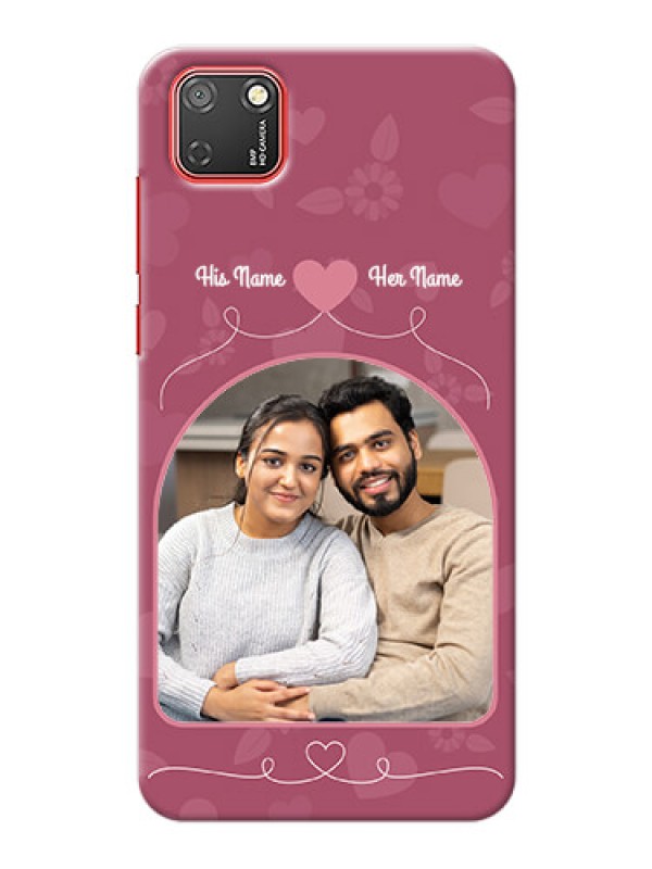 Custom Honor 9S mobile phone covers: Love Floral Design