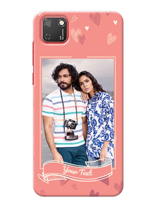 Custom Honor 9S custom mobile phone cases: love doodle art Design