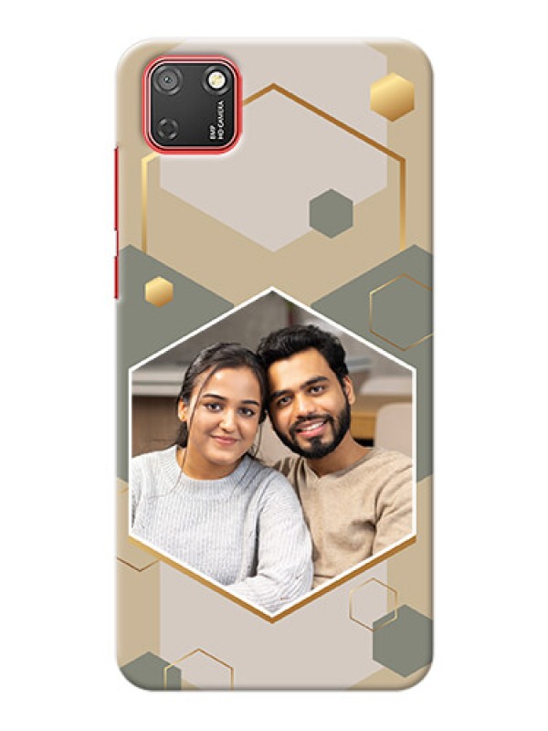 Custom Honor 9S Phone Back Covers: Stylish Hexagon Pattern Design
