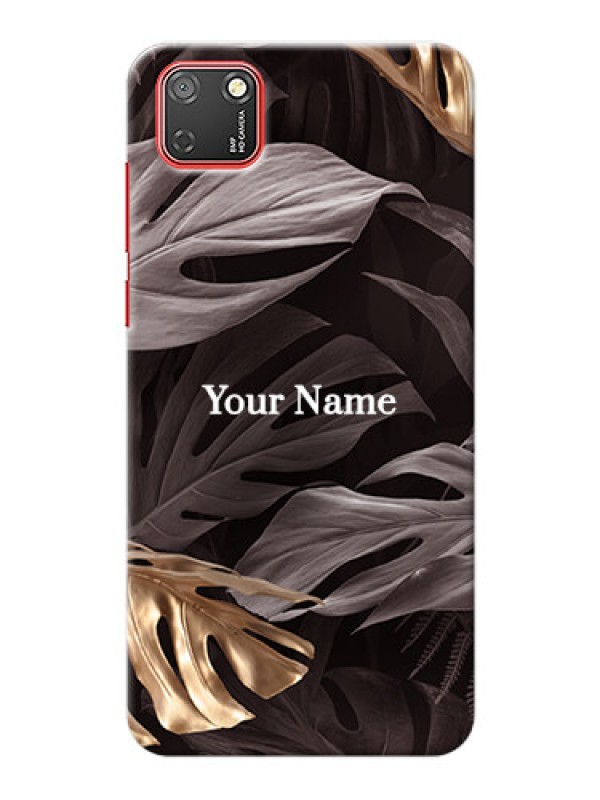 Custom Honor 9S Mobile Back Covers: Wild Leaves digital paint Design