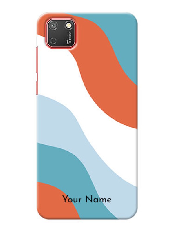 Custom Honor 9S Mobile Back Covers: coloured Waves Design