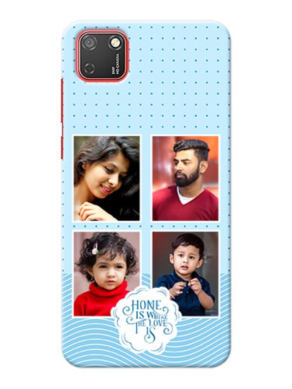 Custom Honor 9S Custom Phone Covers: Cute love quote with 4 pic upload Design
