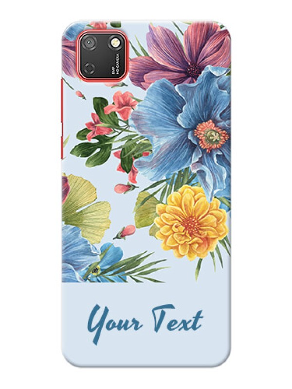 Custom Honor 9S Custom Phone Cases: Stunning Watercolored Flowers Painting Design