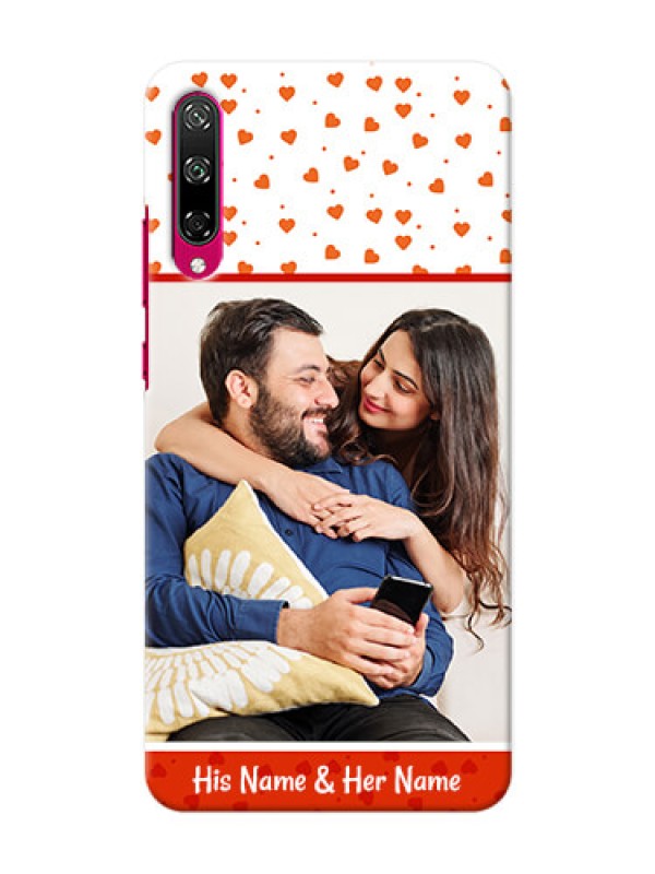Custom Honor Play 3 Phone Back Covers: Orange Love Symbol Design