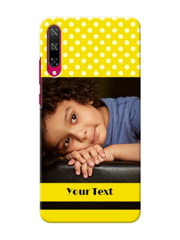 Custom Honor Play 3 Custom Mobile Covers: Bright Yellow Case Design
