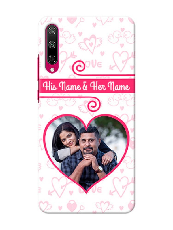 Custom Honor Play 3 Personalized Phone Cases: Heart Shape Love Design