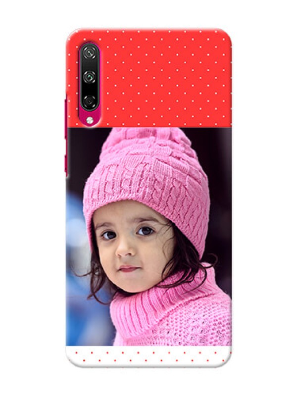 Custom Honor Play 3 personalised phone covers: Red Pattern Design