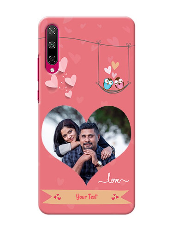 Custom Honor Play 3 custom phone covers: Peach Color Love Design 