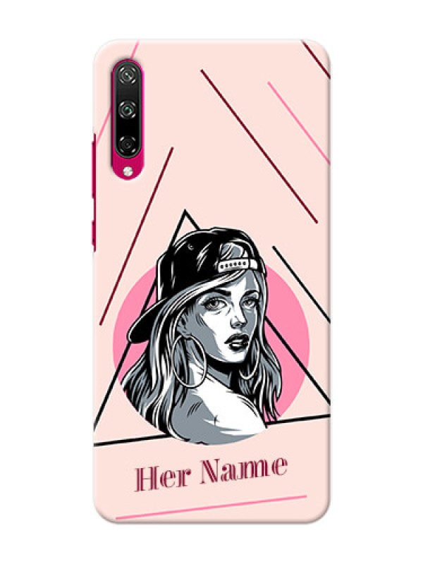 Custom Honor Play 3 Custom Phone Cases: Rockstar Girl Design