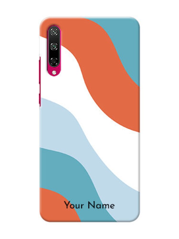Custom Honor Play 3 Mobile Back Covers: coloured Waves Design