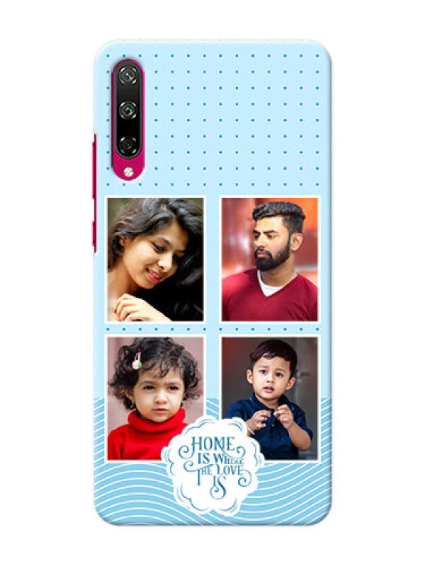 Custom Honor Play 3 Custom Phone Covers: Cute love quote with 4 pic upload Design