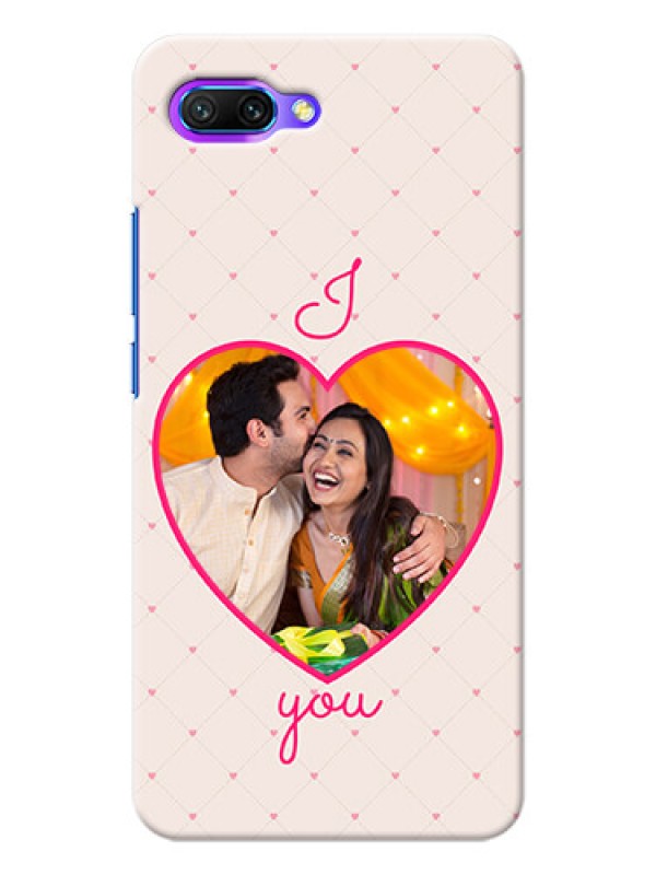Custom Huawei Honor 10 Love Symbol Picture Upload Mobile Case Design