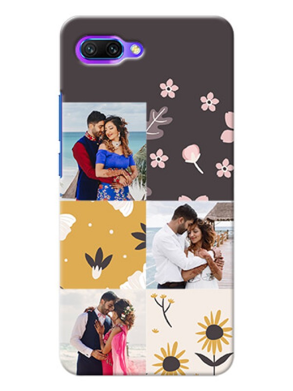Custom Huawei Honor 10 3 image holder with florals Design