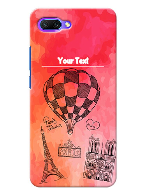 Custom Huawei Honor 10 abstract painting with paris theme Design