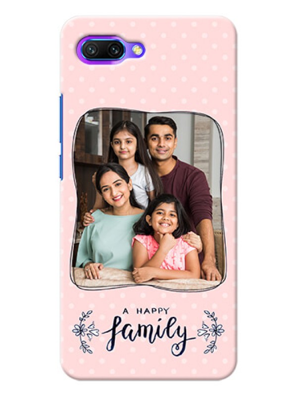 Custom Huawei Honor 10 A happy family with polka dots Design