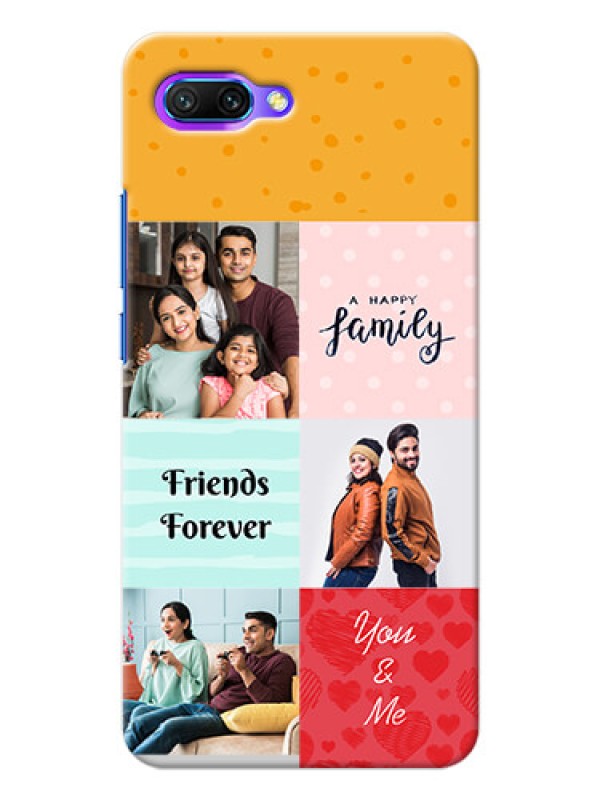 Custom Huawei Honor 10 4 image holder with multiple quotations Design