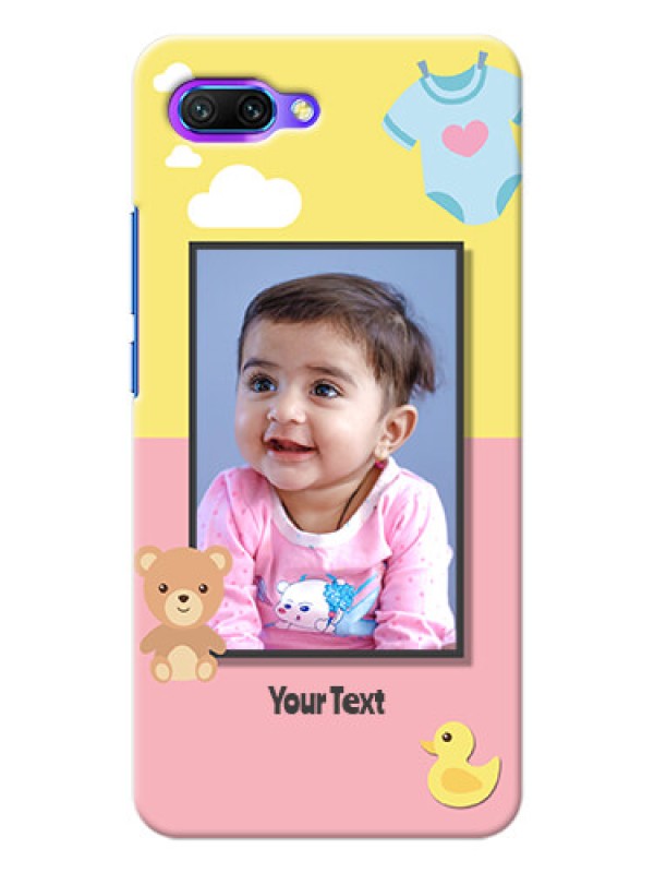 Custom Huawei Honor 10 kids frame with 2 colour design with toys Design