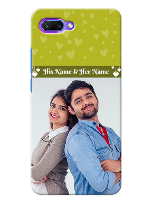 Custom Huawei Honor 10 you and me design with hanging hearts Design