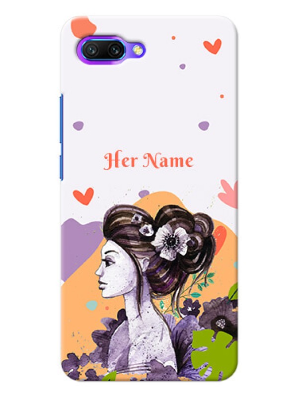 Custom Honor 10 Custom Mobile Case with Woman And Nature Design