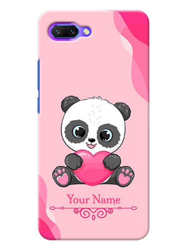 Custom Honor 10 Mobile Back Covers: Cute Panda Design